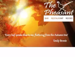 Pheasant Inn | Lancashire (kontluk) - Carnforth