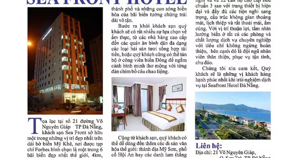 Sea Front Hotel | Thua Thien-Hue (vilayet) - Da Nang (ve civarı) - Da Nang