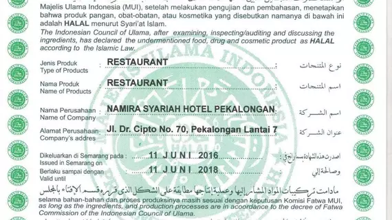 Namira Syariah Hotel | Orta Cava