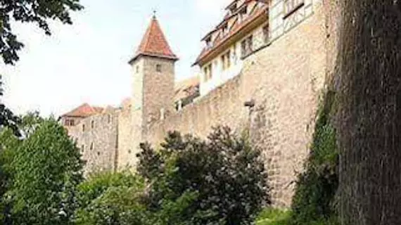 Burghotel | Bavyera - Rothenburg ob der Tauber - Rothenburg Eski Kent Bölgesi