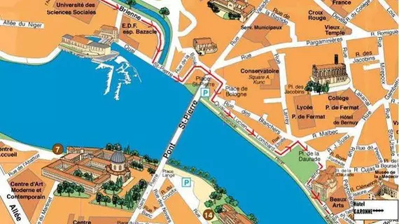 Hôtel Garonne | Occitanie - Haute-Garonne - Toulouse (ve civarı) - Toulouse - Toulouse   Kent Merkezi