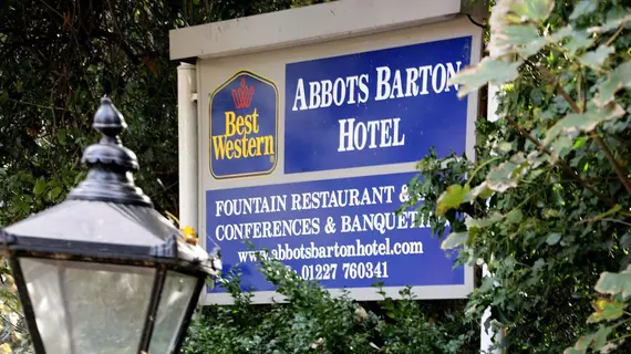 Best Western Abbots Barton Hotel | Kent (kontluk) - Ashford - Canterbury