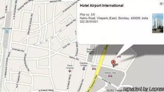 Hotel Airport International | Maharaştra - Raigad - Bombay (ve civarı) - Bombay - Malad - Batı Banliyöleri